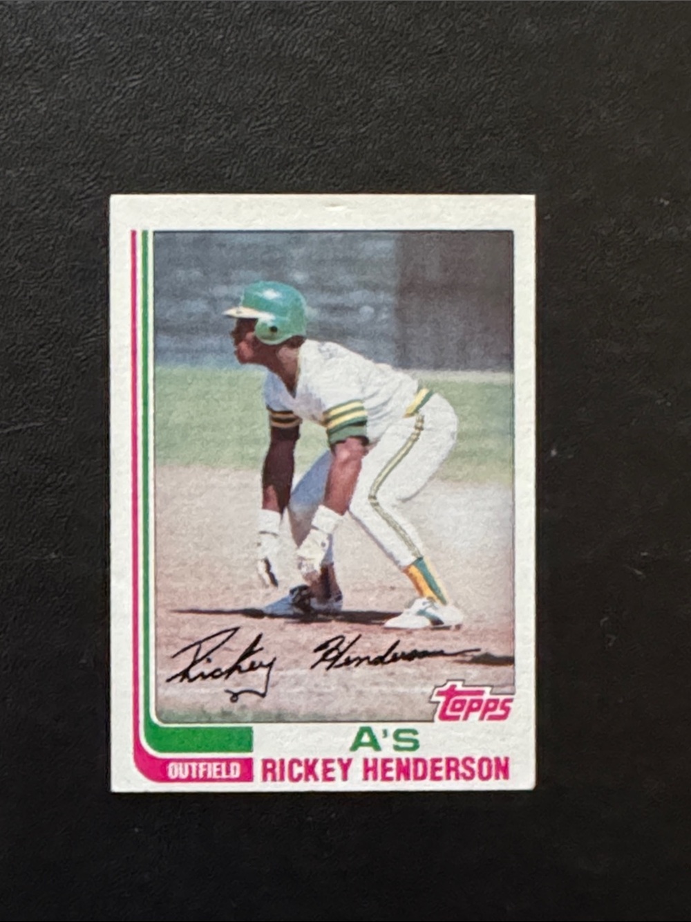 1982 Ricky Henderson card